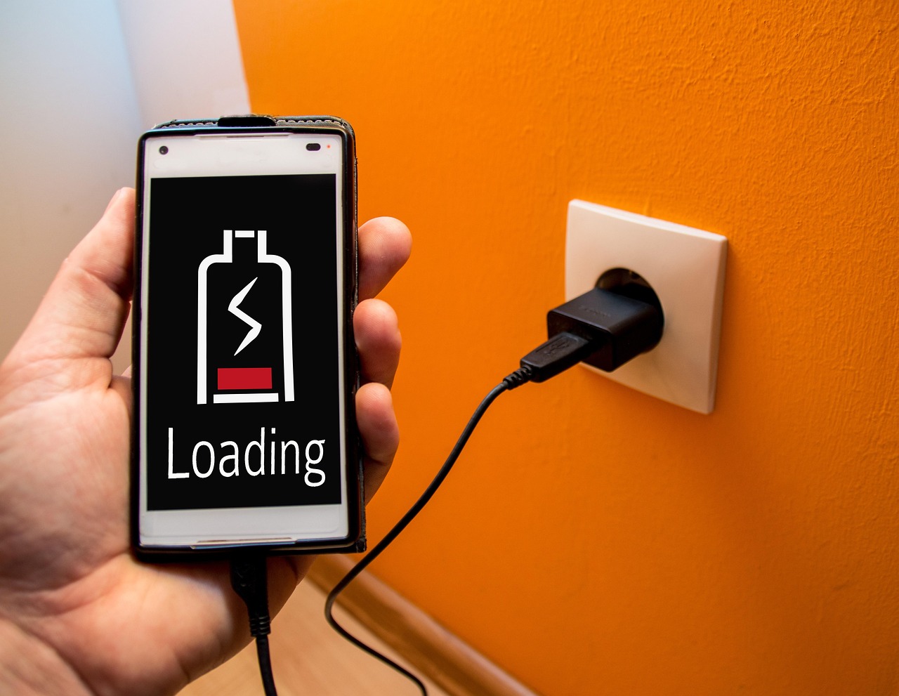 Smartphone laden